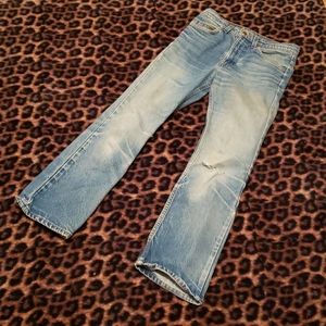 Naturally Distressed Levi's 517 Jeans
